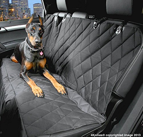 4Knines Front Seat Cover for Dogs (Black)